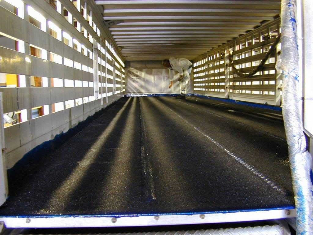 Coated travel trailer roof, edge to edge